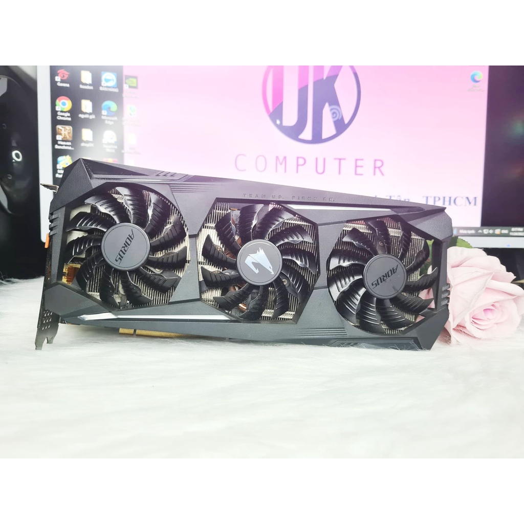 Graphic Card_VGA GIGABYTE AORUS Radeon RX 5700 XT 8G (GV-R57XTAORUS-8GD)_Còn bảo hành 2024
