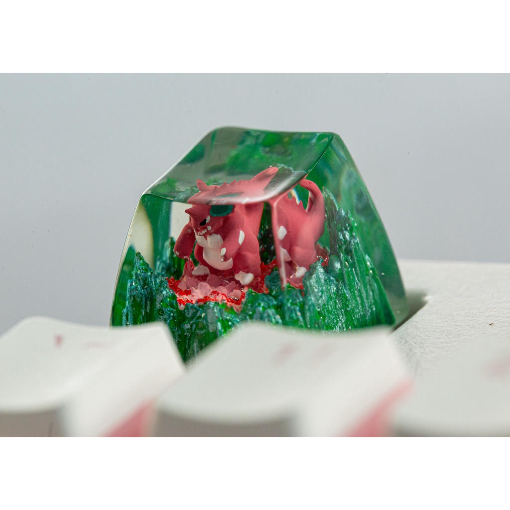 Nút bàn phím Nidoking pokemon, Keycap artisan phù hợp cho bàn phím cơ tiêu chuẩn, SA profile
