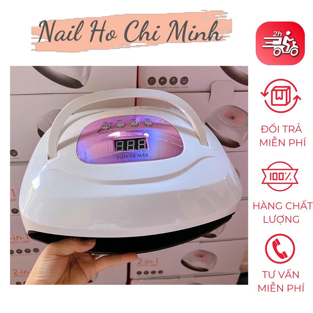 Máy Hơ Gel Sun X8 MAX - 150W, Máy Hơ Móng 57 Bóng