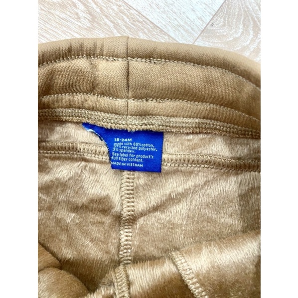 Quần nỉ cotton dầy dặn xuất dư xịn túi thật cho bé trai 3 tháng đến 5 tuổi.