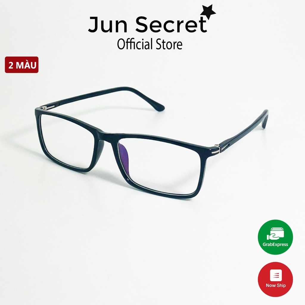 Gọng kính mắt thời trang Jun Secret chất liệu nhựa dẻo mắt vuông JS10A03 nhiều màu