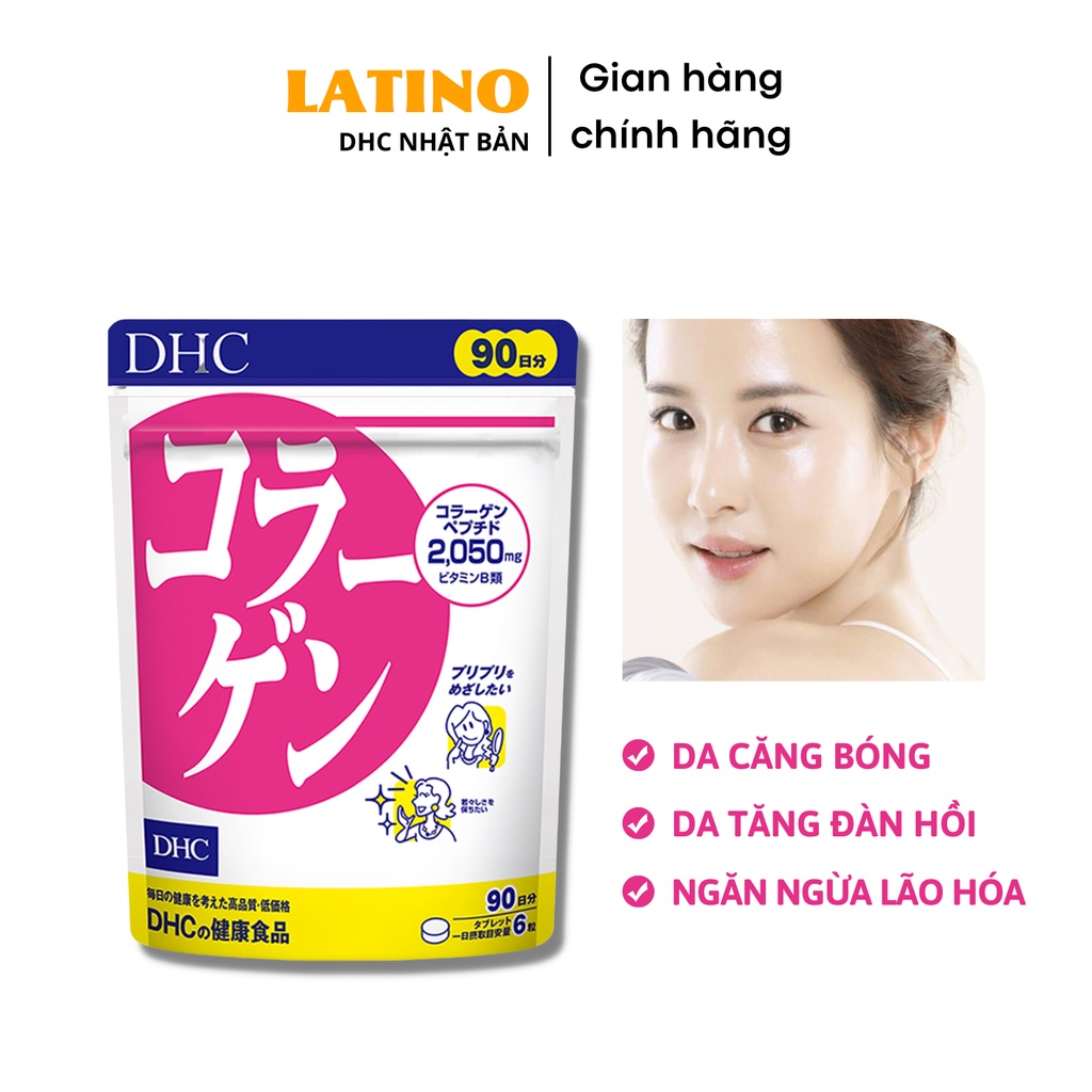 Viên Uống Collagen DHC Nhật Bản Làm Đẹp Da 30 90 Ngày - Latino Shop