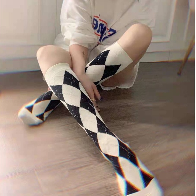 Tất Thổ Cẩm Nam Nữ Len Dày VINTAGE