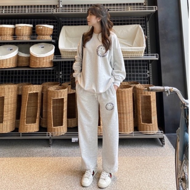 Smile set sweater/quần short/quần dài/ | BigBuy360 - bigbuy360.vn