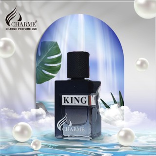 Nước hoa nam chính hãng, Charme King, hương gỗ hương, lưu hương lâu, đầy lôi cuốn, 10ml