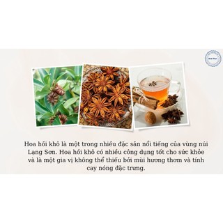Hoa hồi Lạng Sơn - hàng loại 1 trang trí, pha nước, gia vị nấu ăn 100g, 200g