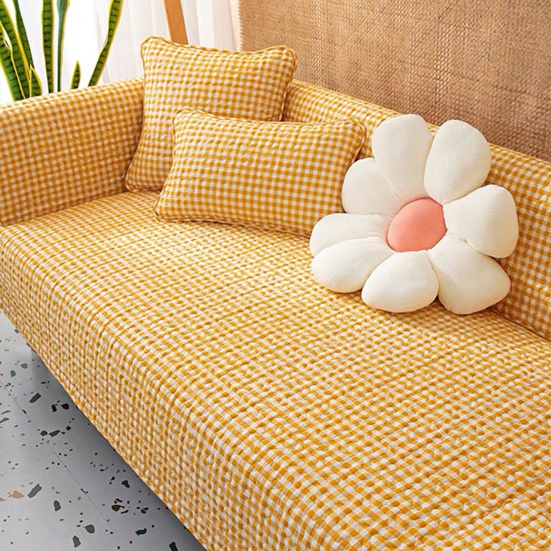 Vỏ Bọc Ghế Sofa Chống Trượt Chất Liệu Cotton Thiết Kế Đơn Giản Hiện Đại