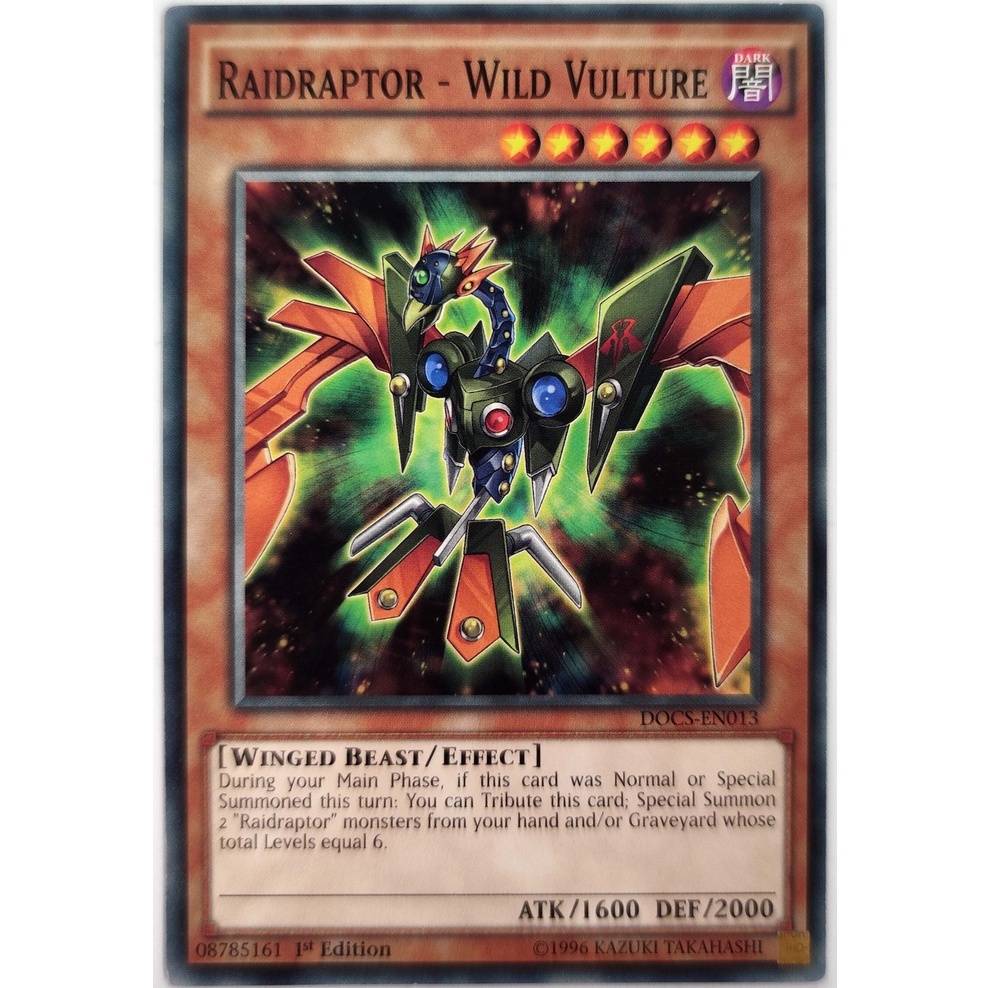 [Thẻ Yugioh] Raidraptor - Wild Vulture |EN| Common