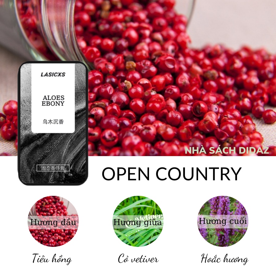 Nước hoa khô nam Lasicxs trắng nam tính, lịch lãm, lưu hương NH02