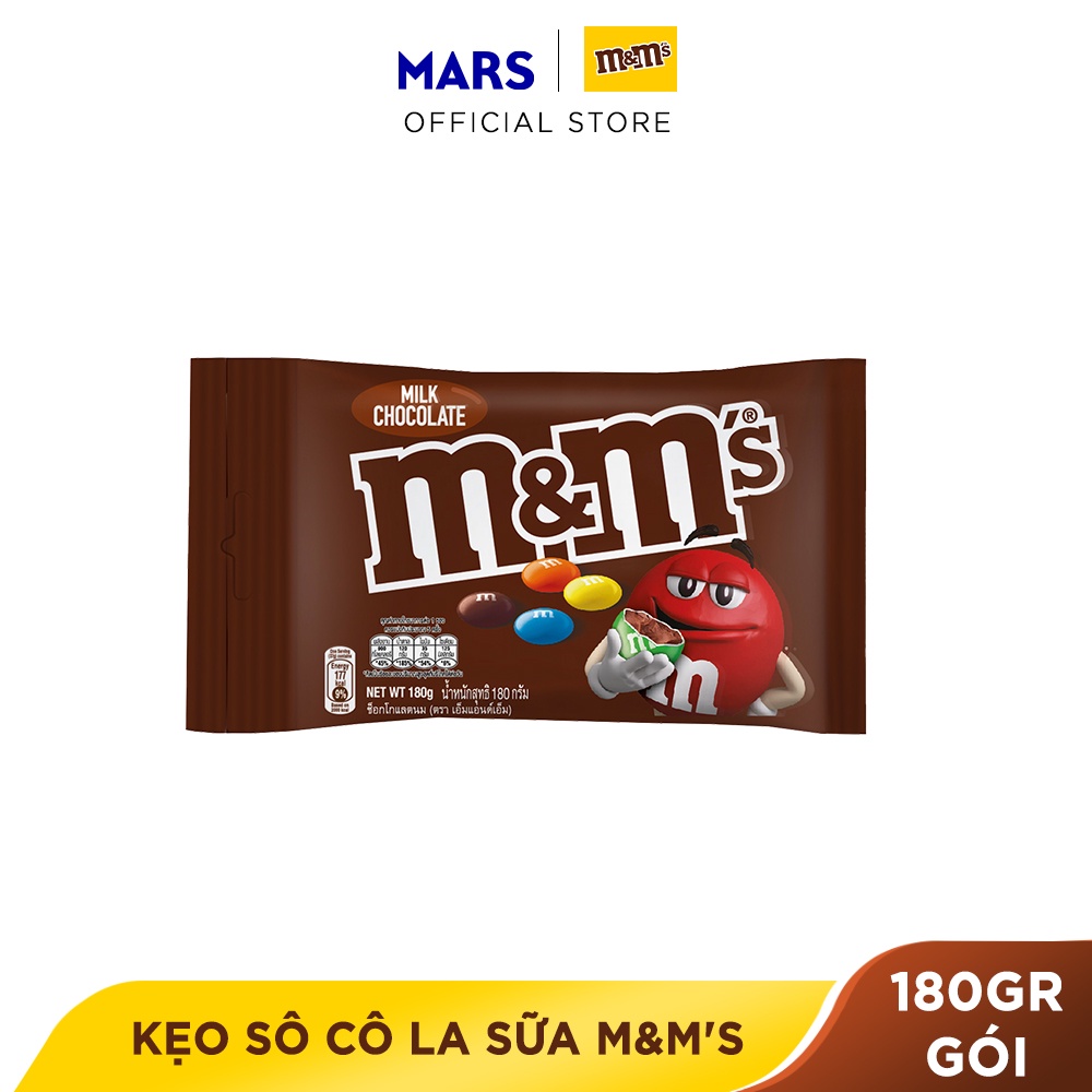 Kẹo Sô Cô La Sữa M&M S gói 180g