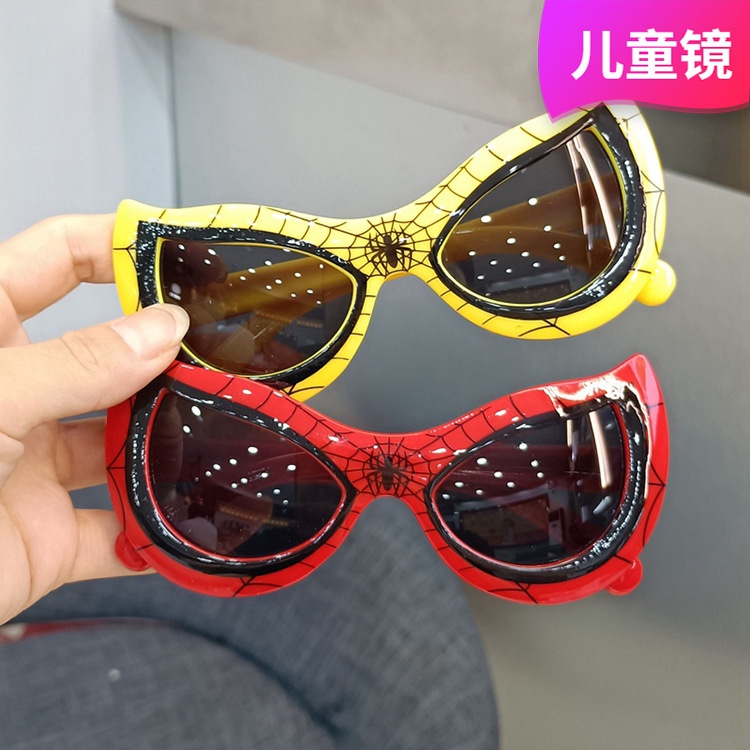 Kính râm chống tia UV phong cách phim người nhện dành cho trẻ em