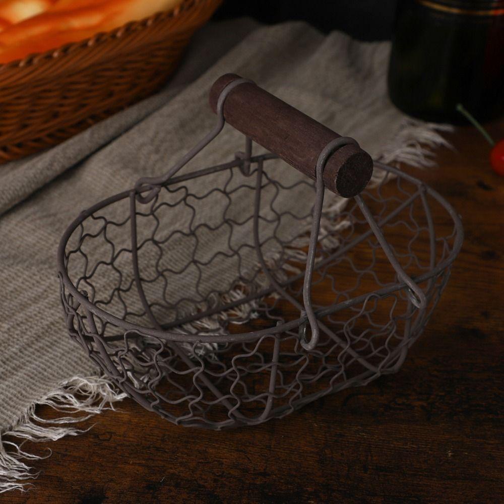 Rổ Đựng Trái Cây / Bánh Kẹo / Trái Cây Kiểu Rỗng Retro Chắc Chắn