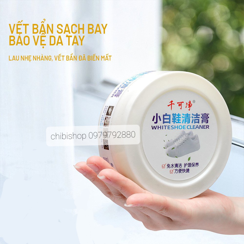 Kem vệ sinh giày da, ba lô, túi xách  không cần nước
