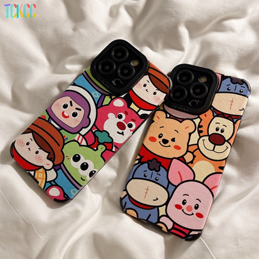Ốp Điện Thoại Dẻo Họa Tiết Winnie the Pooh Cho iPhone 14 13 12 11 Pro Max Min 8 7 6 6s Plus X XS XR XS Max SE 2020
