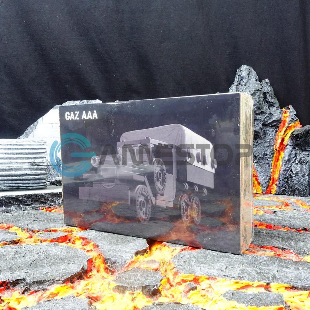 Brickmania Mô hình lắp ráp Lego Gaz AAA Medium Duty Military Truck LGBKM09