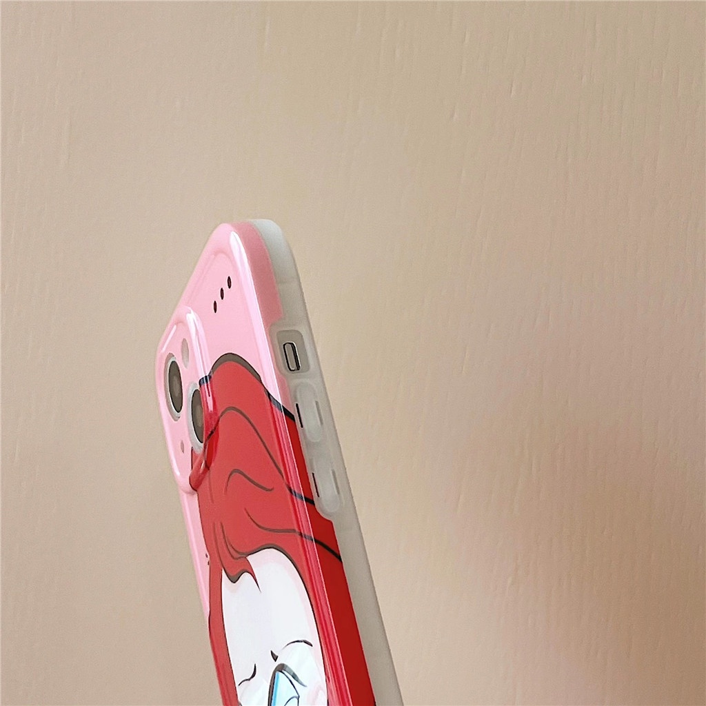 Ốp Điện Thoại TPU Mềm Hình Khuôn Mặt Hoạt Hình IMD Cho iphone 14 Pro Max 13 Pro Max 12 Pro Max