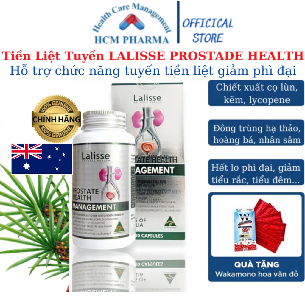 Viên Uống Bảo Vệ Sức Khoẻ Tiền Liệt Tuyến LALISSE PROSTATE HEALTH Nhập Khẩu Úc ALC03