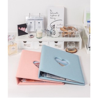 Sổ binder A4 đựng card cán nhũ khung trái tim binder sưu tầm thẻ bài card kpop anime album ảnh