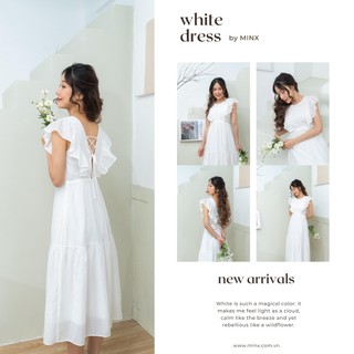 MINX - Đầm Alyssa Shoulder Ruffle Dress