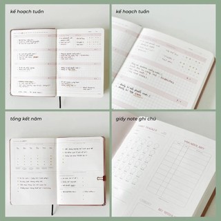 Sổ PLANNER CRABIT 2023 - Combo 2 Sổ Monthly Planner A5 và Weekly Planner A6