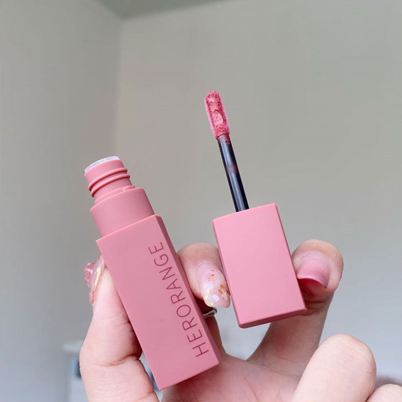 Son Môi Herorange Kết Cấu Lì Dưỡng ẩm Mềm Mại Kháng Nước Lâu Trôi Nội địa Trung