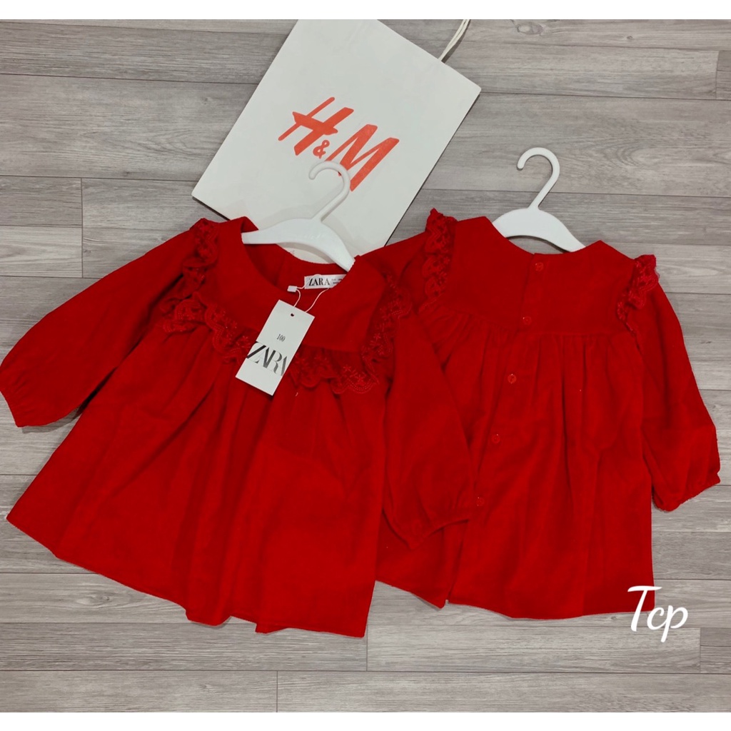 Váy đỏ Noel Giáng Sinh cho bé gái