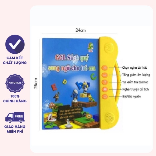 Đồ Chơi cho bé tập nói - Giúp Bé Học Tốt Toán - Tiếng Việt - Tiếng Anh