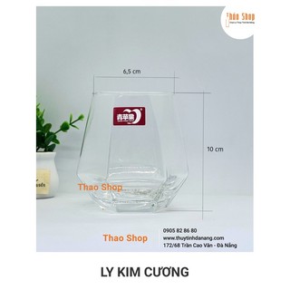 🚩 🚩ly thủy tinh kim cương 300ml,cốc thủy tinh cao cấp