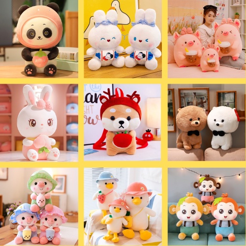 Gấu bông cute mini ( CÓ BÁN SỈ )- Quà tặng dễ thương