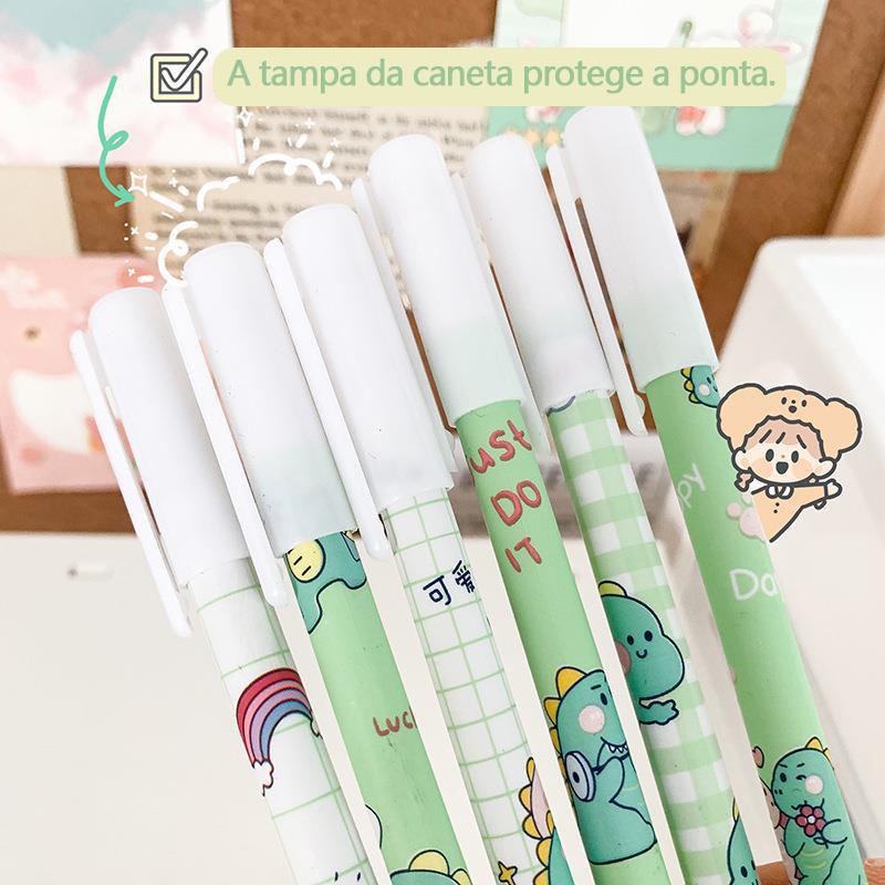 Bút Bi Ngòi 0.35mm Hình Thú Cưng Hoạt Hình Dễ Thương
