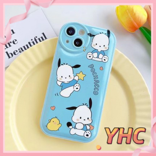 ốp iphone  Silicon Mềm Hình Cún Dễ Thương Cho Iphone6 6splus 7 7plus 8 8plus XR x xs 12 11 pro max plus 13 promax-5001