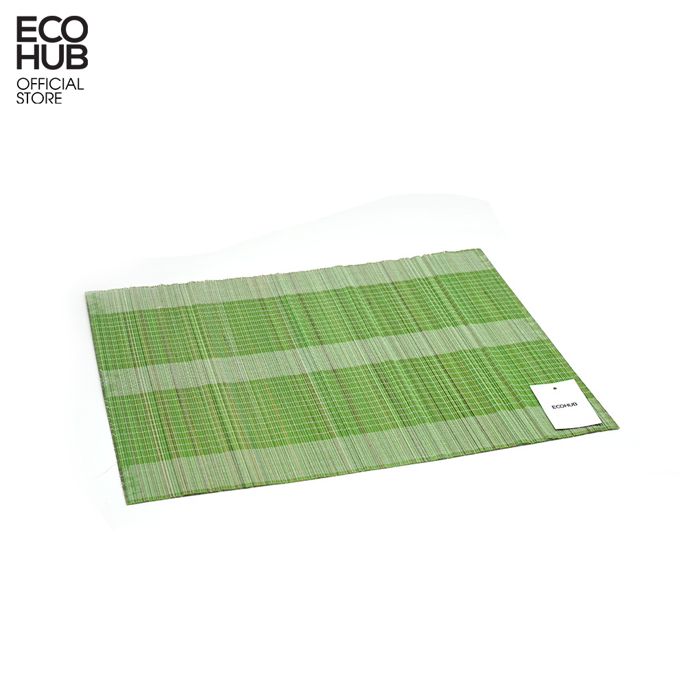 Tấm lót bàn ăn bằng tre ECOHUB loại thanh nhỏ kích thước 30x45cm (Bamboo Placemats)