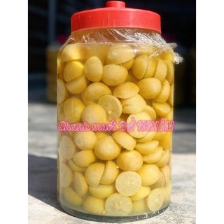 Chanh muối bà nhiêm cắt lát ngâm đường tự nhiên 100% , hũ 1kg☘️☘️