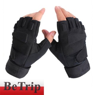 Găng Tay Chiến Thuật Blackhawk Màu Đen Cụt Ngón