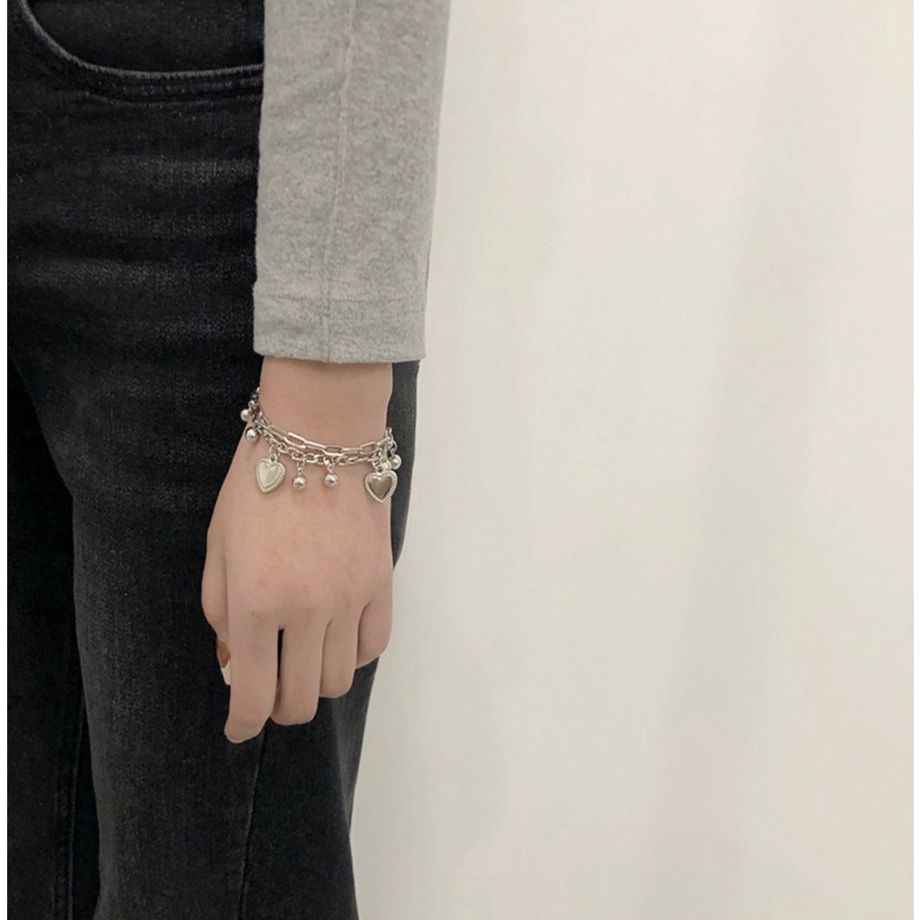 Vòng tay xích inox cá tính thời trang giành cho nữ
