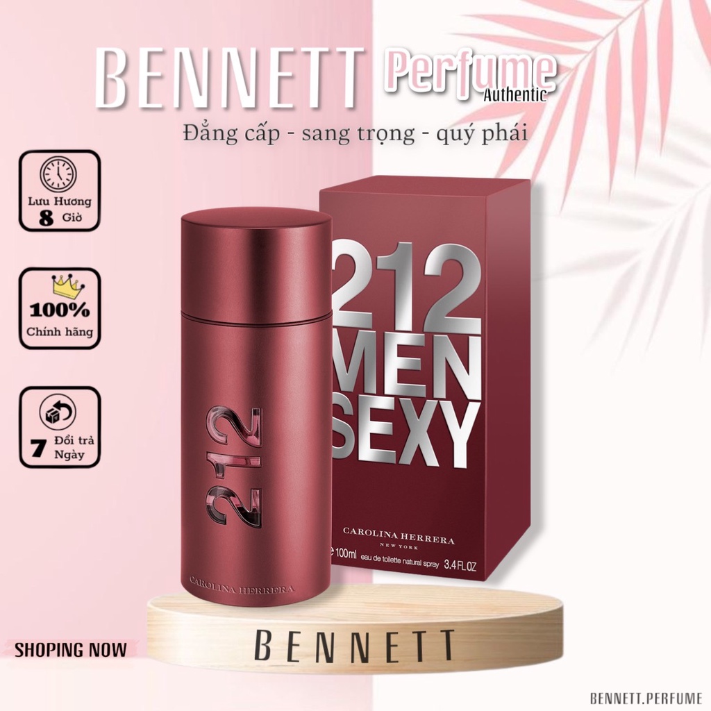 - 𝐁𝐄𝐍𝐍𝐄𝐓𝐓 - | 212 Sexy man | Nước hoa  | Quyến rũ và nam tính