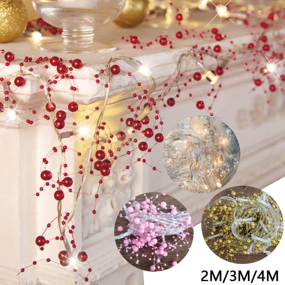 Daphs Đèn LED Phát Quang Hình Quả Mọng Trang Trí Cây Thông Giáng Sinh