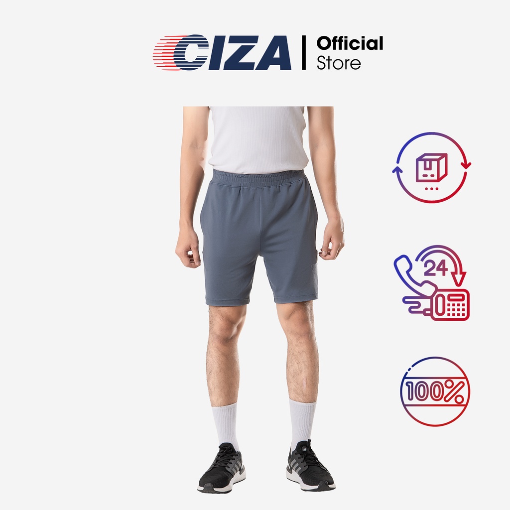 Quần đùi short thun ngắn nam CIZA phong cách thể thao dáng rộng cao cấp trẻ trung size S M L XL QSTR23