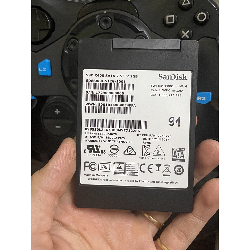 SSD 512GB THÁO SERVER CỰC NGON SAMSUNG SANDISK