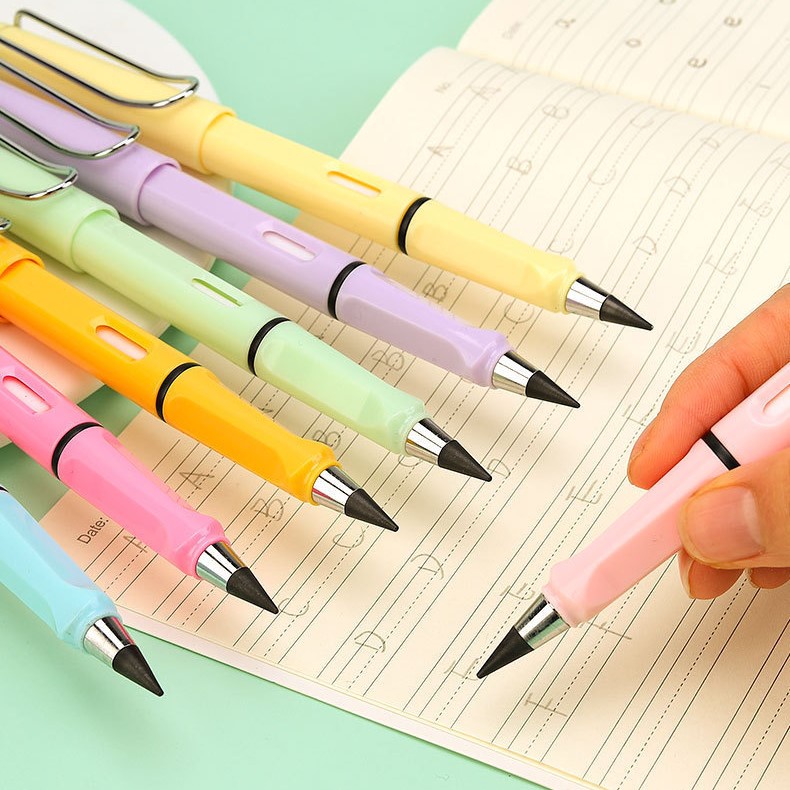 Bút chì vĩnh cửu Bút chì không cần gọt nhiều màu sắc nét mịn (có tẩy kèm trong bút)