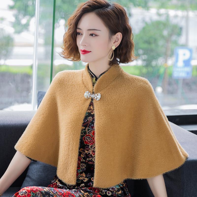 Áo Choàng Len Lông Cừu Cao Cấp Phong Cách Mới 2022