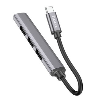 Hub chia cổng USB Hoco HB26 Type-C ra 1 cổng USB 3.0 + 3 cổng USB 2.0