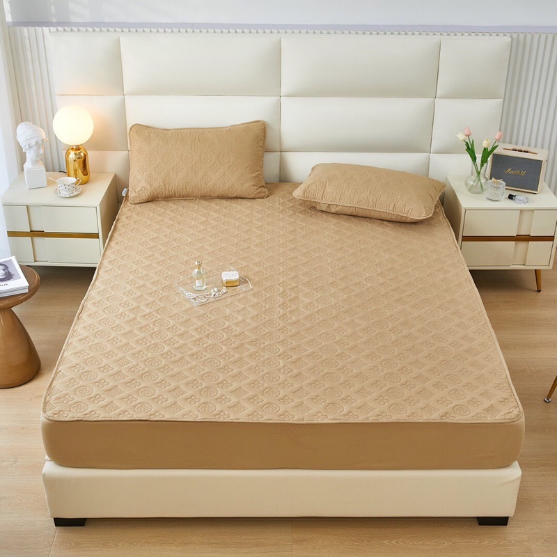 Ga Cotton Chống Thấm LV Bảo Vệ Đệm Nằm Trực Tiếp An Toàn Cho Người Già,Trẻ Nhỏ Mia Bedding