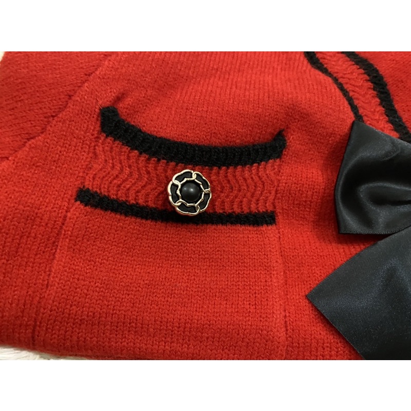 Áo len Nữ kèm nơ hottrend 2022 hàng QC cao cấp