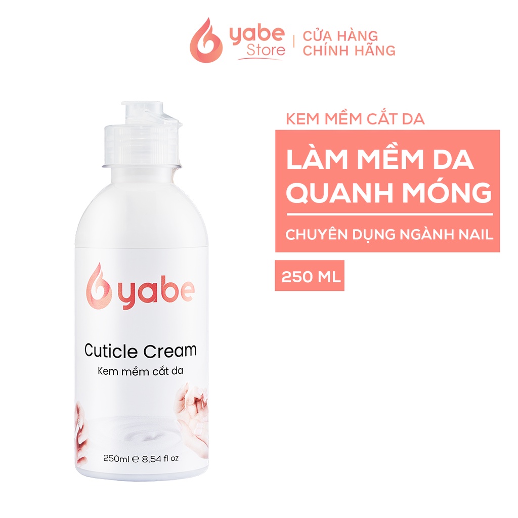 Kem mềm da nail YABE Làm Mềm Da Nhanh Chuyên Dụng Cho Thợ Nails 250ml