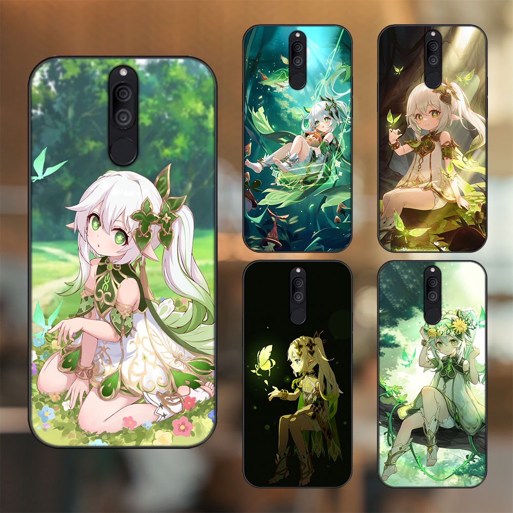 Ốp lưng Huawei Nova 2i viền đen in hình Nahida Genshin Impact