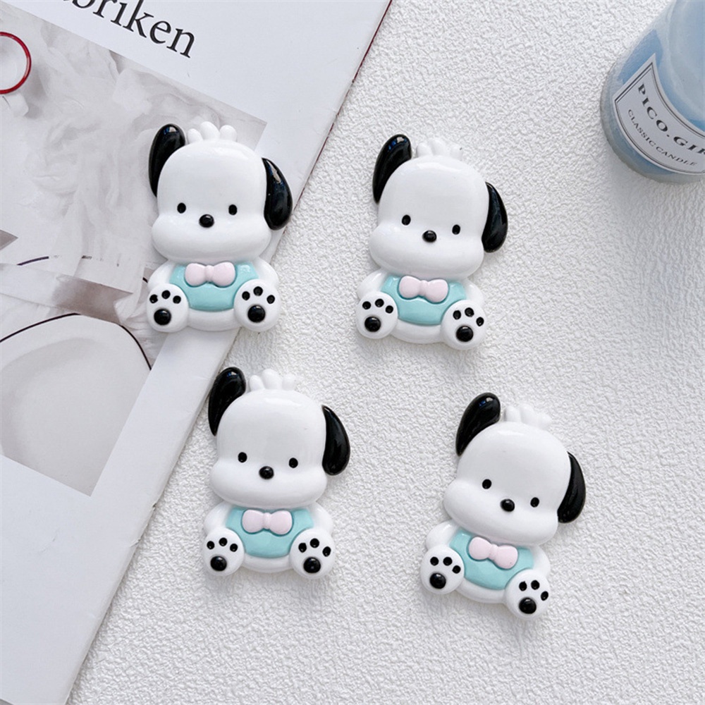 Pacha Giá Đỡ Điện Thoại Bằng Nhựa Resin Hình Chú Chó Hoạt Hình Dễ Thương Để Bàn Phát Sóng Trực