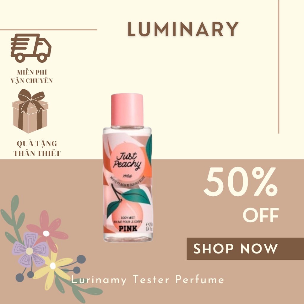 Body mist xịt thơm toàn thân Just Peachy
