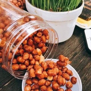 Đậu phộng rang tỏi ớt hũ 250gram