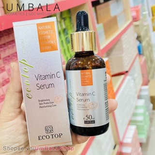 Serum Vitamin C ECOTOP Hàn Quốc dưỡng sáng da, đều màu da, giảm mờ thâm nám (50ml)